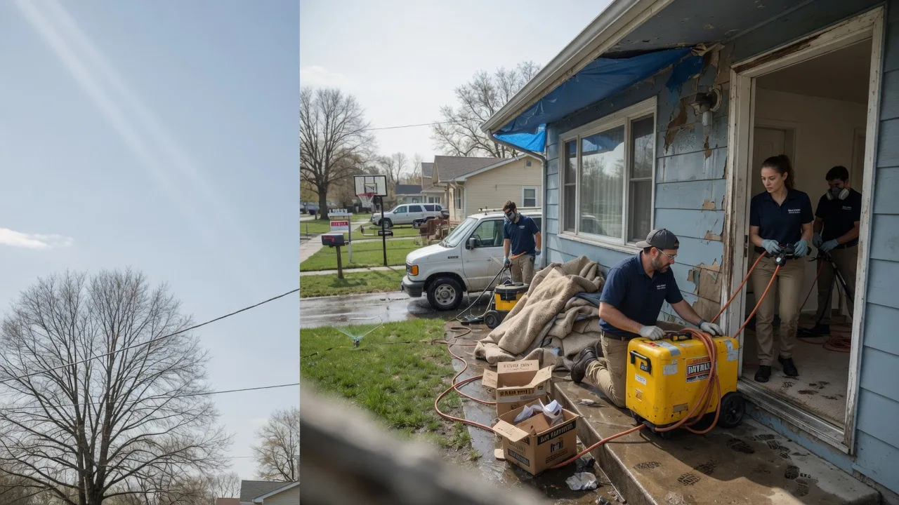 Basement Flood Cleanup in Diamondville, WY near me